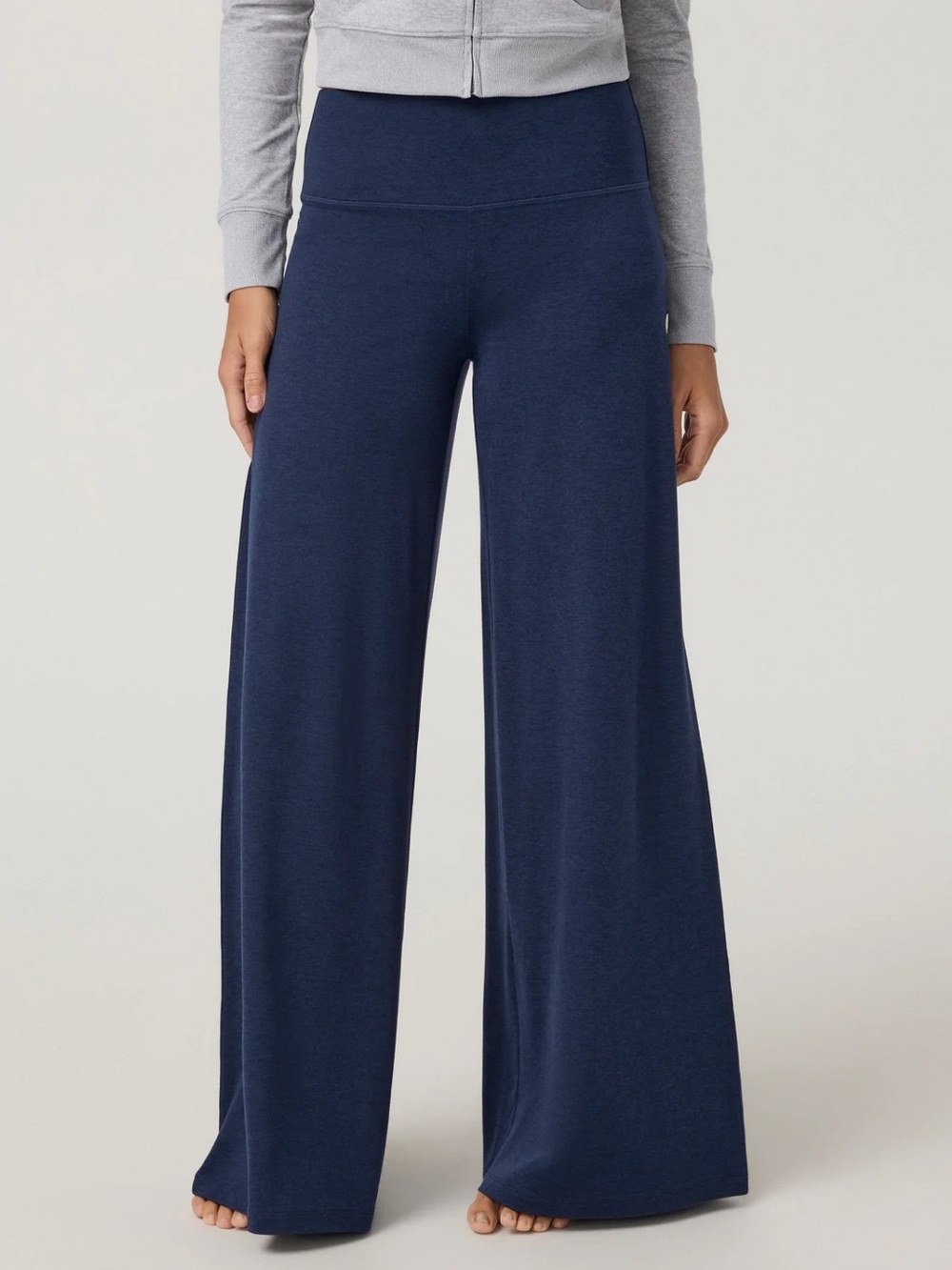 Vuori Women’s Halo Easy Wideleg Pant Blue Coast Heather Vw4463 Small